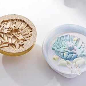 Timbro di ceralacca 3D con conchiglia e perla/Kit di sigillatura in ceralacca con conchiglia/Timbro di ceralacca con regalo di compleanno a forma di fiore
