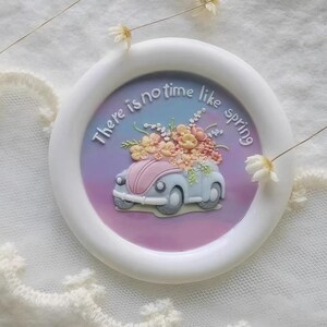 3D bloemen auto lakzegelstempel/auto met boeket bloemen lakzegelset/mooie sakura lakzegelstempel/huwelijkslakzegel zegelset