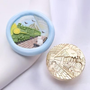 Tampon de cire 3D chat mignon/kit de cachet de cire de gare/kit de cachet de cire de chat/tampon de cire cadeau d'anniversaire