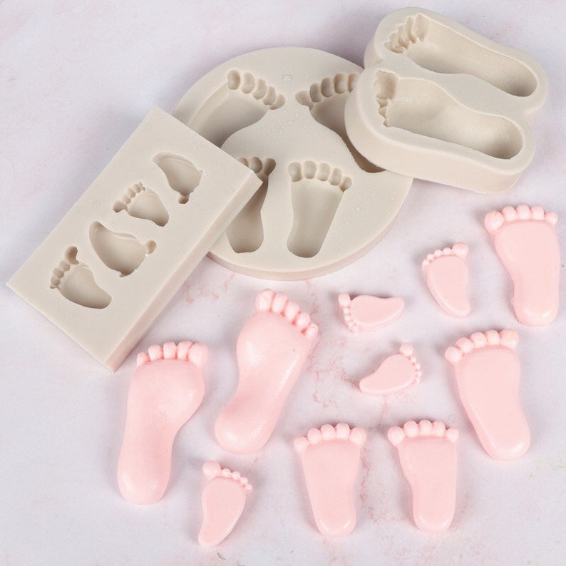 DIY Baby Foot Silicone Mould /baby Hands Cake Mould/footprint Etsy Canada