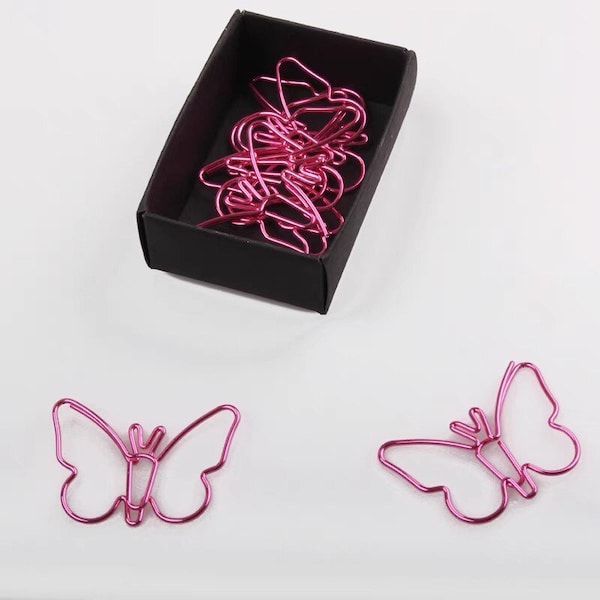 Butterfly Paper Clips Etsy