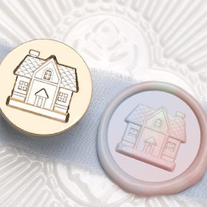 3D Wurf Haus Wachs Siegel Stempel/Hütte Wachs Versiegelung Kit/Haus Wachs Versiegelung Kit/Geburtstag Geschenk Umschläge Wachs Siegel Stempel