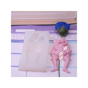 DIY Funny Genital Silicone Mould,3D Female And Man enfold Cake Mould ,Genital resin mold ,Chocolate Party Decor Soap Mould ,Baking tool