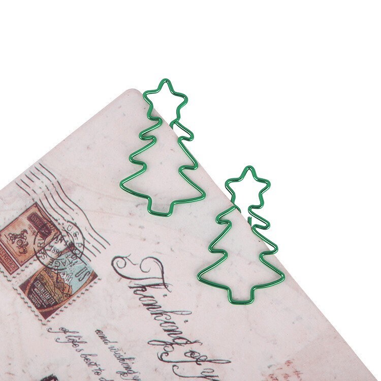 Christmas Tree Paper Clips - The Benson Street
