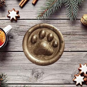 Hund Pfote Wachssiegel Stempel: Hochzeit Stempel