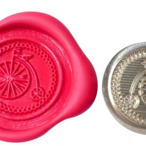 Timbro sigillo di cera per bicicletta antico/Kit sigillo di cera per bicicletta/timbro di sigillo di cera per bicicletta