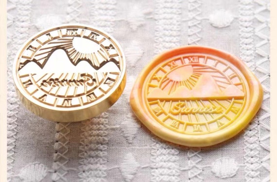 Multilevel Sunrise Wax Seal Stamp/sunrise Wax Sealing Kit/sun Wax Sealing  Kit/custom Wax Sealing Kit Box Set 