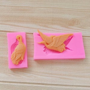 3D Crane Silicone Mold: Cake, Soap, and Wedding Decor