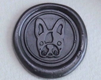 French Bulldog wax seal stamp/Cute Bulldog  wax sealing kit/Cute animal Dog wax seal kit