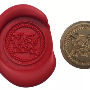 Welsh Dragon Wachssiegel-Stempel/Drachen Versiegelungsset/Drachen Wachs Versiegelung Kit/ Tier Wachssiegel