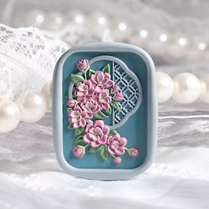 Timbro sigillo di cera di mela asiatica 3D/kit di sigillatura di cera di mela granchio cinese/sigillo di timbro di cera di fiori di cotogna/kit di sigillatura di cera di fiori