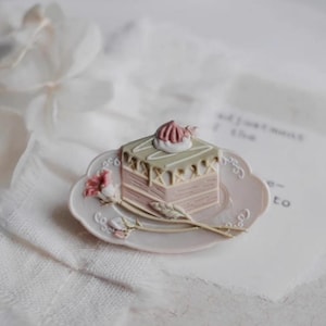 Timbro di ceralacca 3D per torta soufflé/Kit di sigillatura con ceralacca per tè pomeridiano/Timbro di ceralacca per dessert/Kit di sigillatura con ceralacca per buste regalo di compleanno