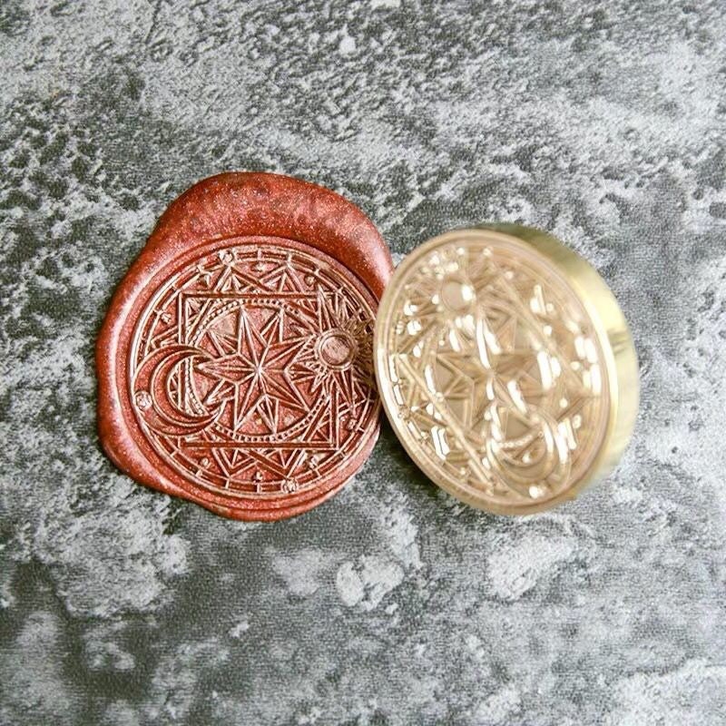 star wax seal stamp