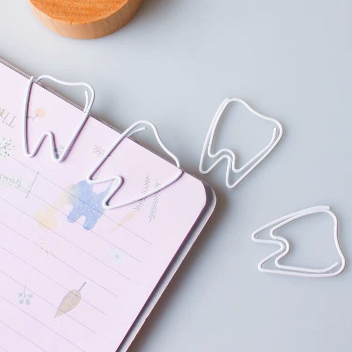White Teeth Paper Clips/teeth Metal Paper Clips /cute Teeth Etsy