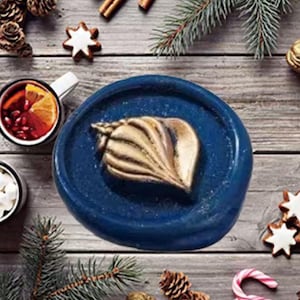 3D Muschel Siegel Stempel: Mini Meeresschnecke Siegelset