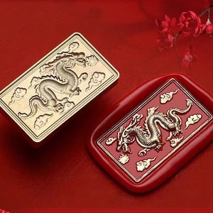 Timbro sigillo di cera 3D Drago e nuvole/Kit di sigillo di cera del drago/Kit di sigillo di cera del drago fortunato/Sigillatura di timbro di cera regalo di compleanno