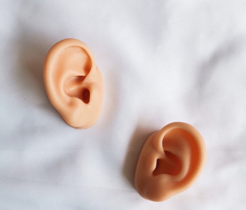 DIY Colorful Ears Silicone Mouldbody Jewelry Ears Prosthetic Etsy