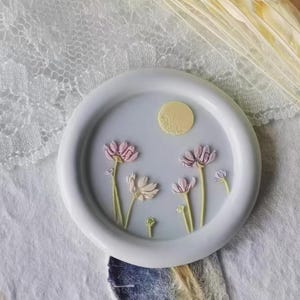 3D Daisy Wax Siegelstempel/The Setting Sun Wachssiegel Kit/Daisy Blume Wachs Siegel Stempel/Geburtstag Geschenk Umschlag Wachs Siegel Stempel
