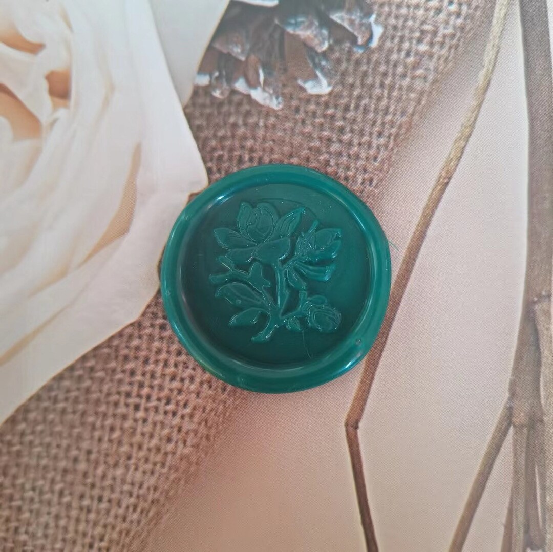 3D Jasmine Flower Was Seal Stamp/jasmine Wax Sealing Kit /birthday Gift Wax Sealing Kit Etsy