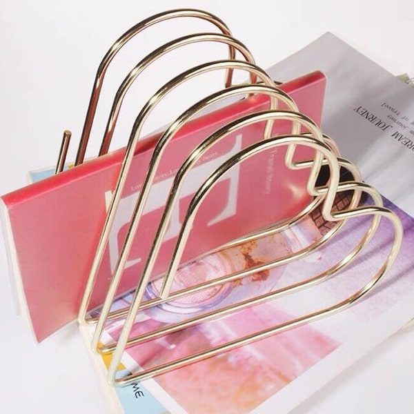 Rose Gold Bookshelf Etsy