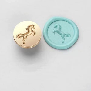 Timbro di ceralacca 3D Unicorno/Kit di sigillatura in cera Unicorno/Kit di sigillatura in cera Cavallo/Timbro di ceralacca regalo di compleanno/Kit di sigillatura in cera Animale