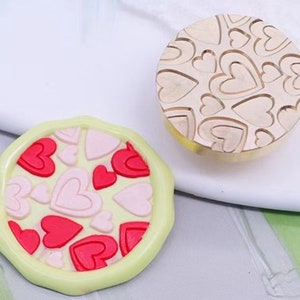 Love Heart Wachssiegel-Stempel / Love Heart Form-Wachssiegel-Kit / Hochzeitseinladung-Wachssiegelstempel