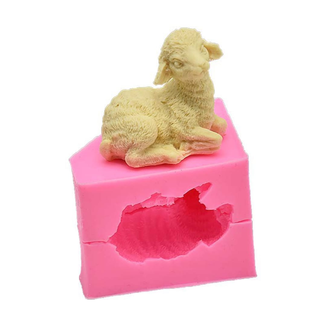 Cute Sheep Silicone Mould,diy Lamb Cake Mould,3d Lamb Soap Mould