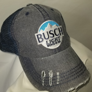 Busch Light Beer Adjustable Mesh Hat