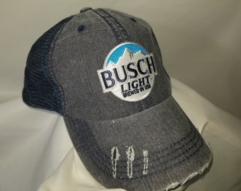 Busch Light Beer Adjustable Mesh Hat - Etsy