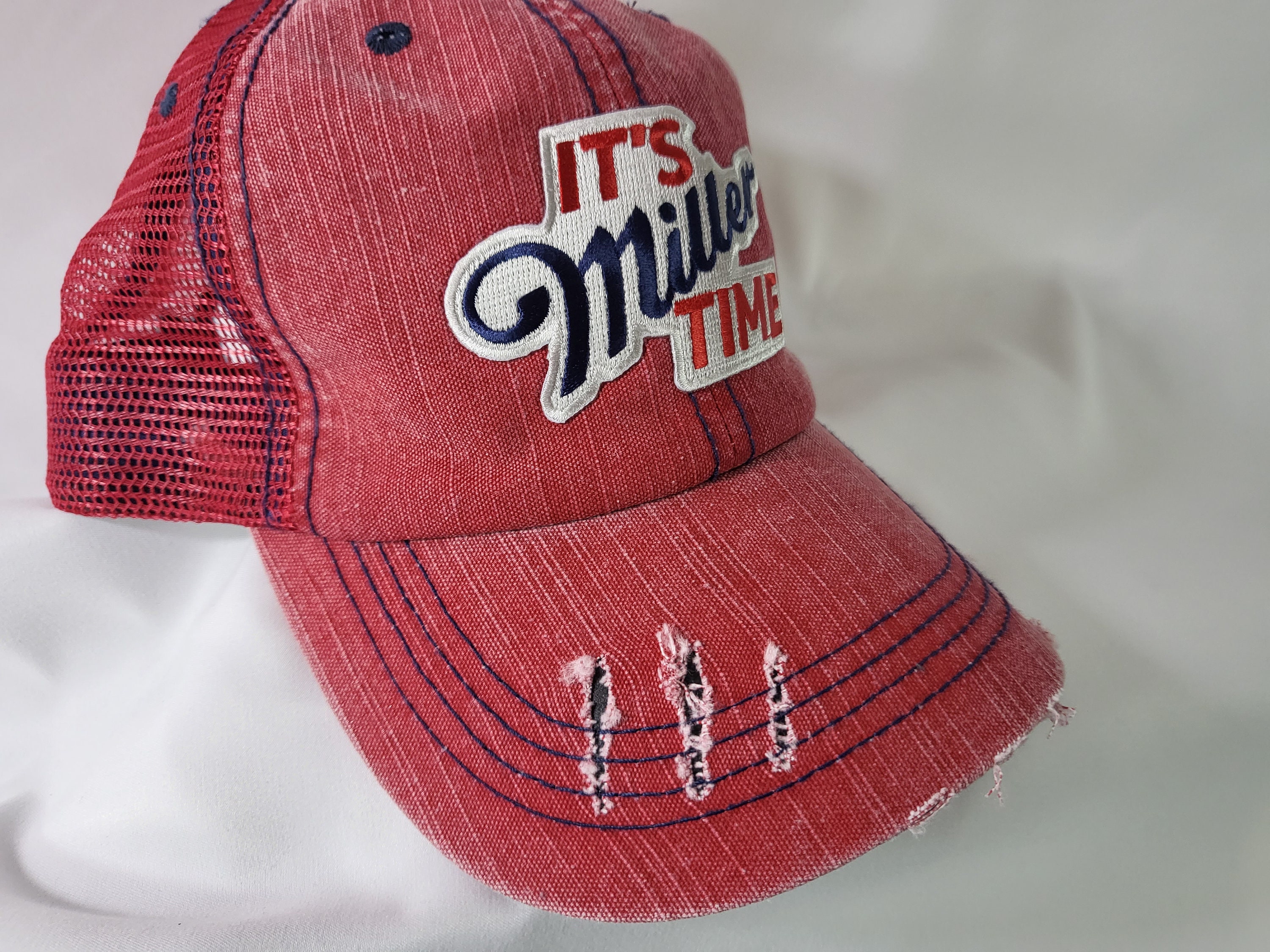 miller Lite BEER キャップ VINTAGE 企業 Miller Lite Hat, Beer Hat, Vintage Miller Beer Trucker Hat