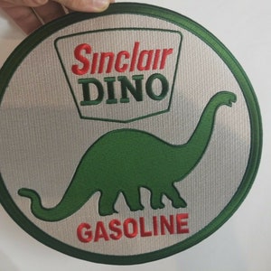 Large retro 9.5&quot; Sinclair Back Patch Retro Oil Gas