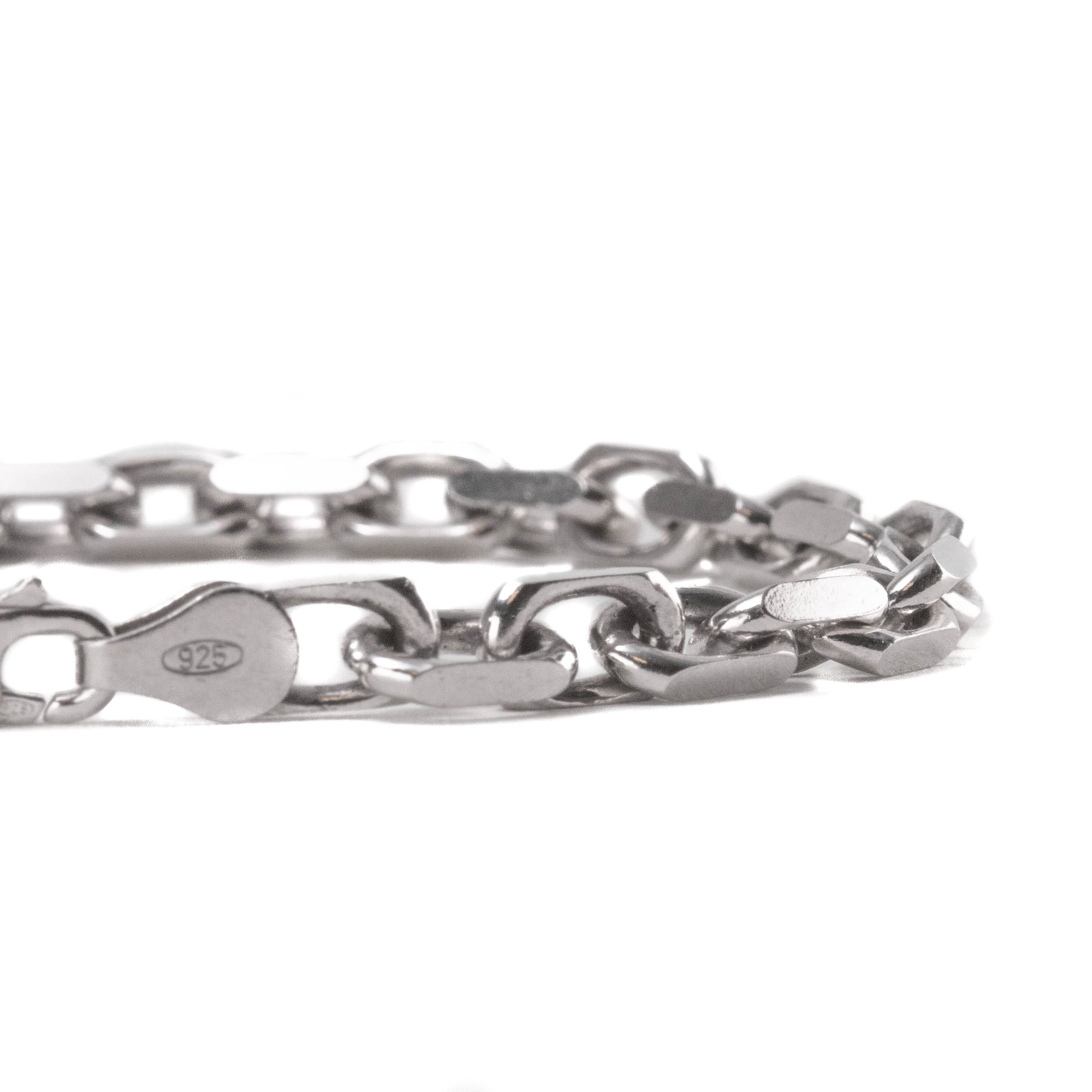 ブレスレット BLENDOFF Coordage chain bracelet 56mm silver 925 Amazon.com: RANKEEF Black Bracelets for Men Chain - 2pcs
