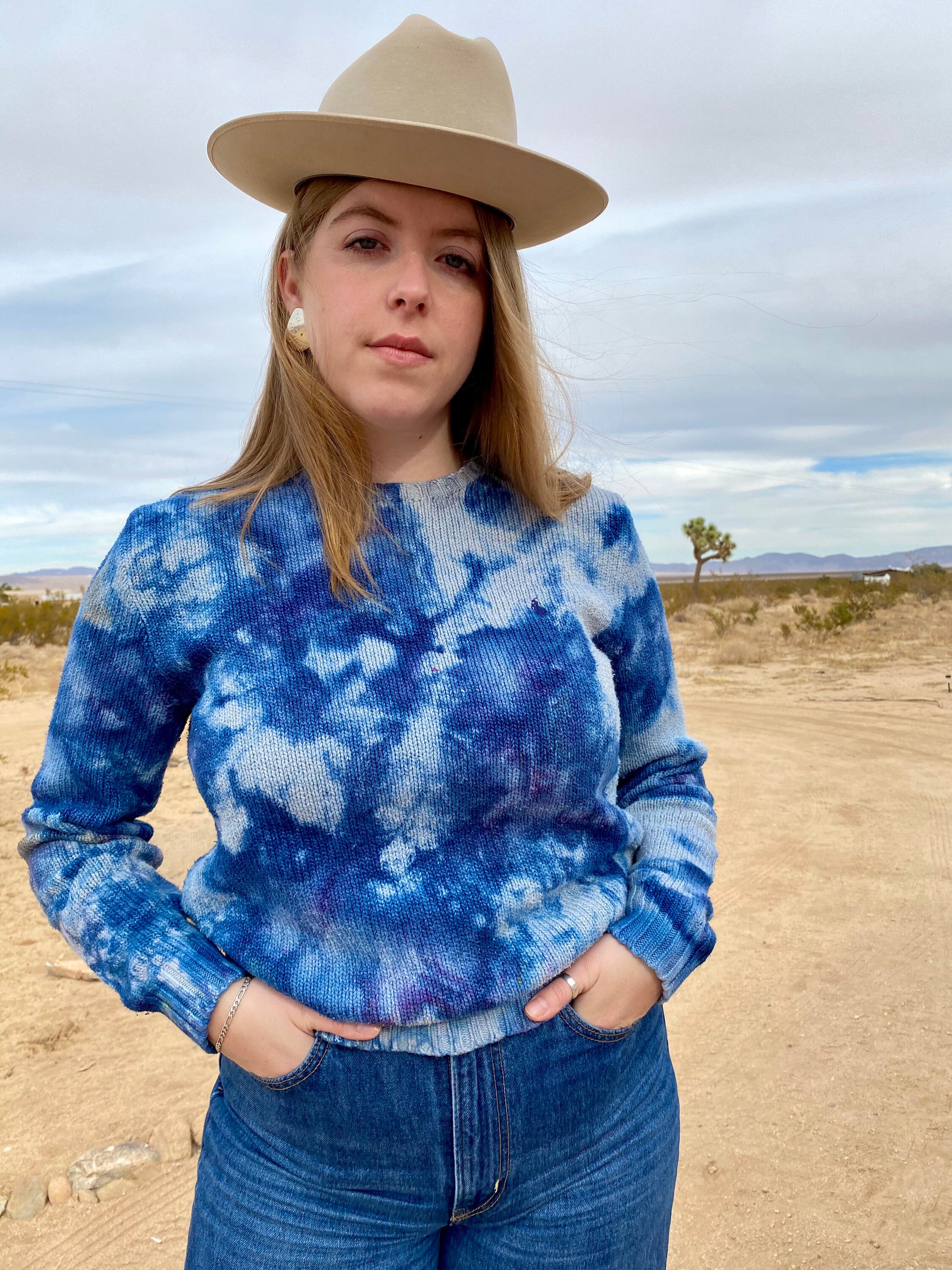 Upcycled Vintage Polo Ralph Lauren Tie Dye Sweater Etsy Canada