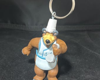 Bear chef Keychain