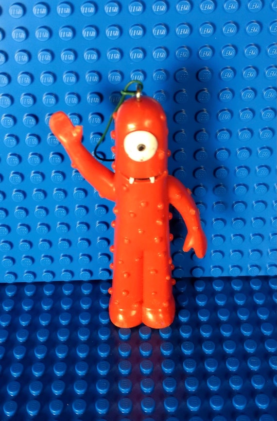 Yo Gabba Gabba One Eye Red Monster Holiday Ornament Etsy