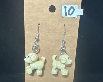 Lego puppy Earrings