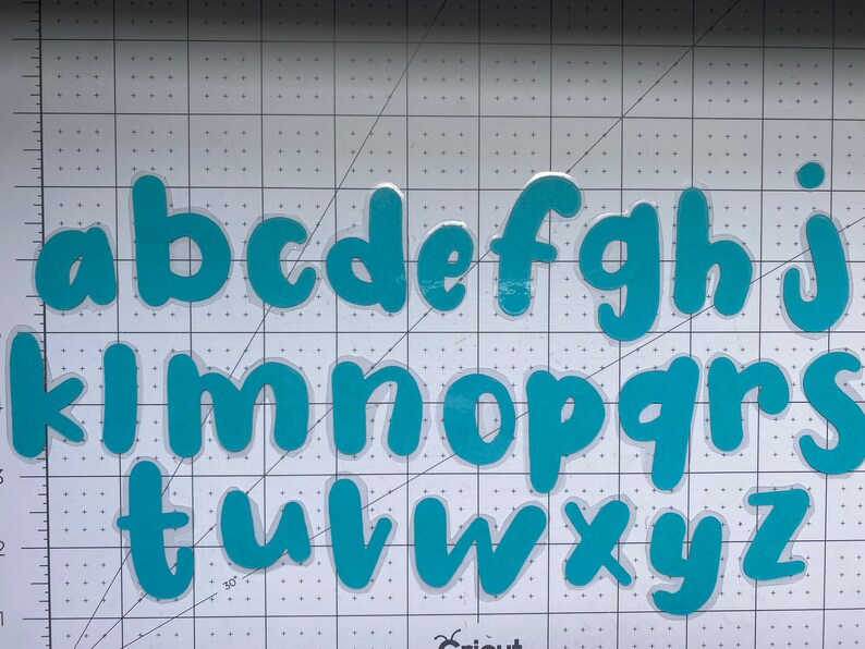 Laminated Bulletin Board Letters and Numbers Full Alphabet and Numbers