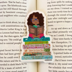 Kids Who Read Succeed ISABEL Sticker | Embrace Culture Sticker, Proud Latina, Latino Authors, Kids Books, Books for Girls, Vinyl, Waterproof