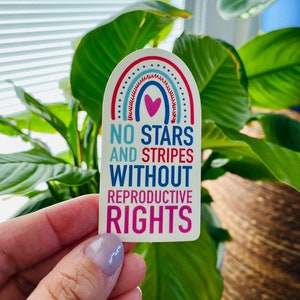 Reproductive Rights Sticker| Stars and Stripes,Political Sticker,Vote Sticker,Feminist Sticker, Vinyl Waterproof Sticker, Sticker Gifts