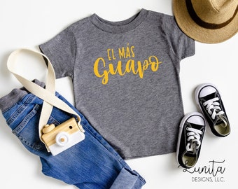 El Más Guapo Kids Tee: Funny Spanish Shirt