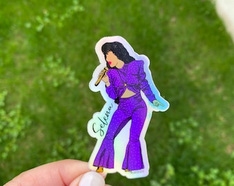 Selena Quintanilla Holographic Sticker: Cumbia Queen Vinyl Decal