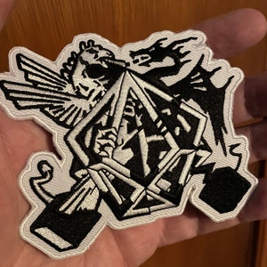 ARCHON logo iron on patch classic gaming chess