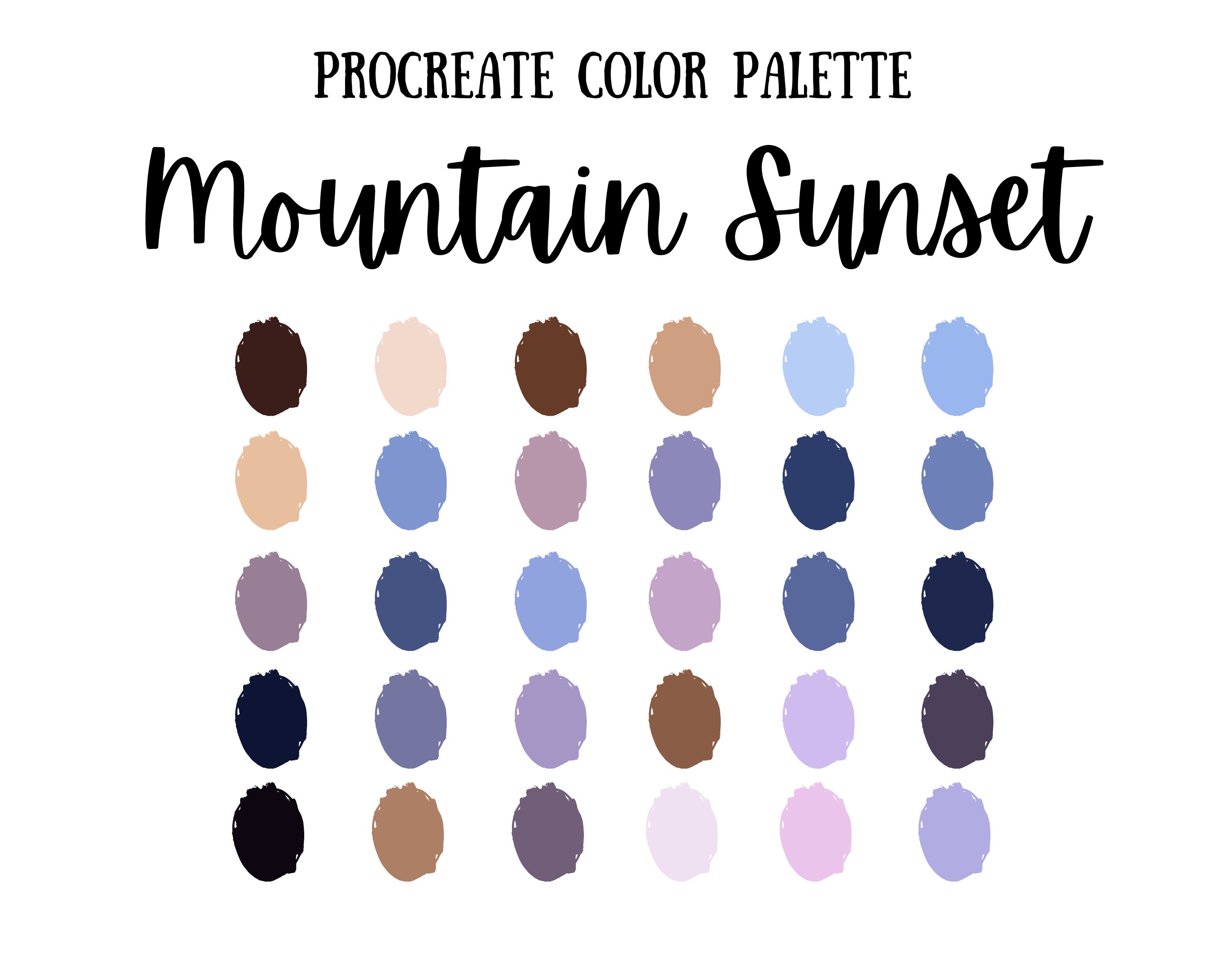 Celeste Mountain Color Palette