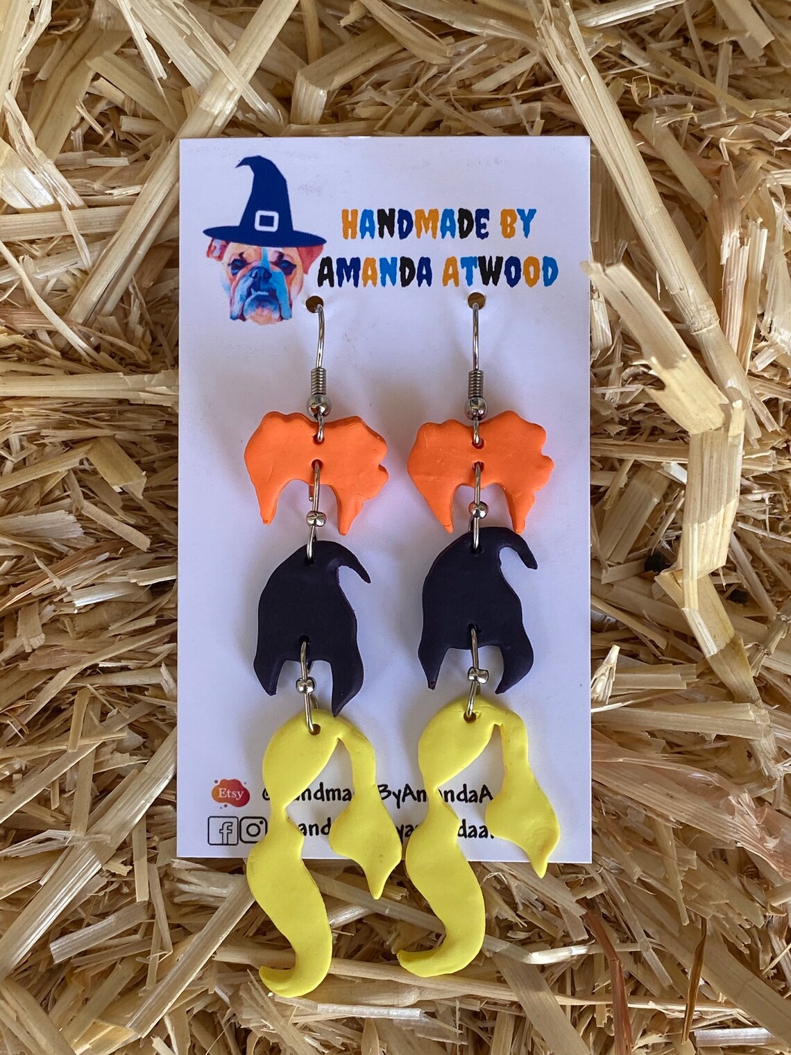 Hocus Pocus Earrings/ Sanderson Sisters Jewelry/ Halloween Etsy