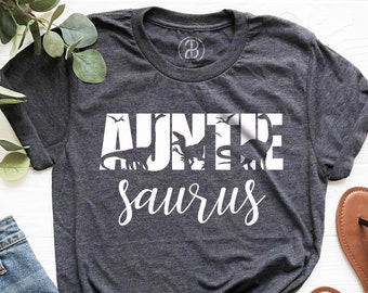 Auntie you are as strong as t rex gift for aunt saurus aunt shirt shirt gift personalized shirt vinatge dinosaur shirt mother's day