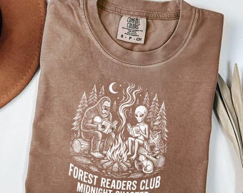 Forest Readers Club Midnight Chapter Shirt | Funny Book Lover Tee, Comfort Colors Available