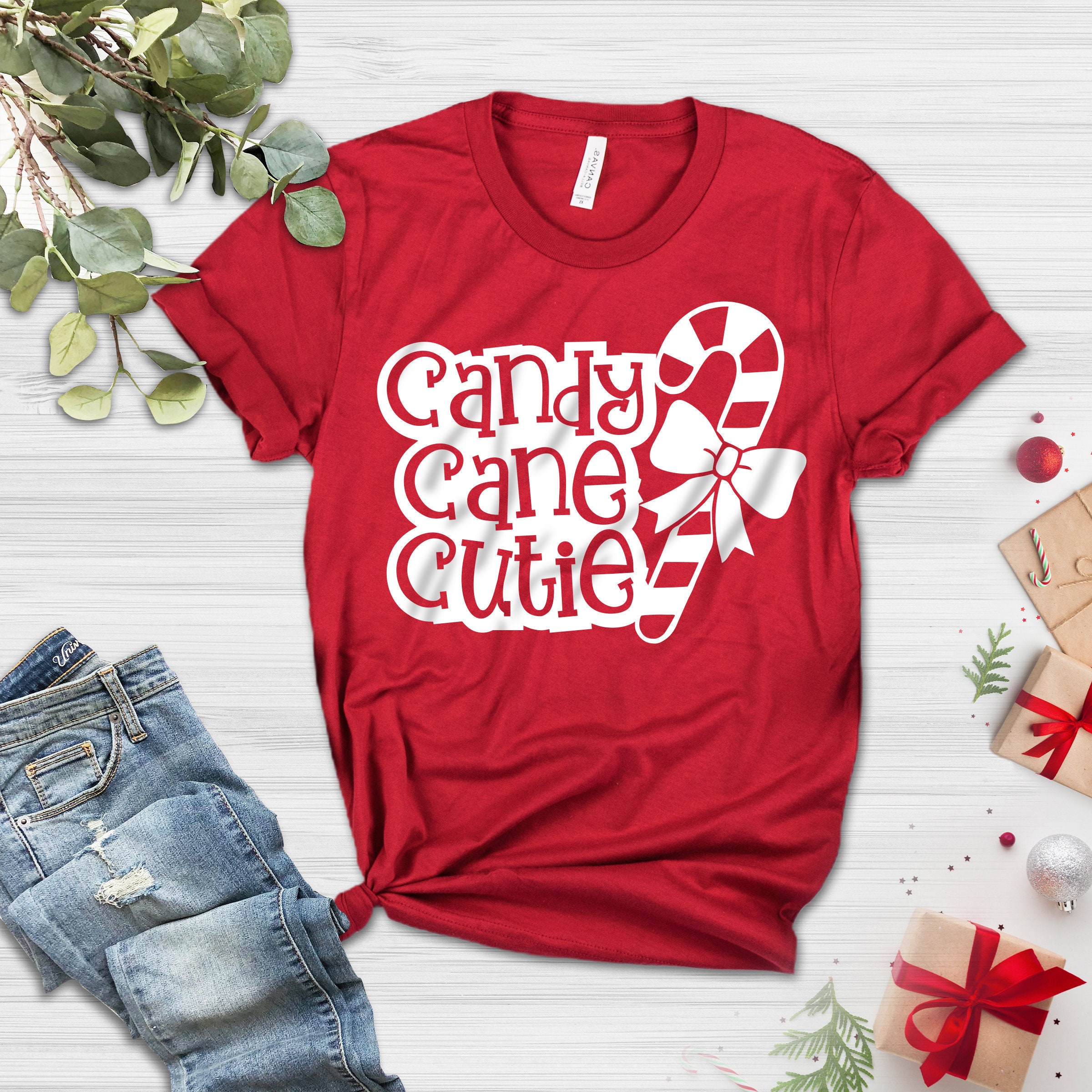 Candy Cane Cutie Shirt Funny Christmas Shirt Kids Christmas Etsy