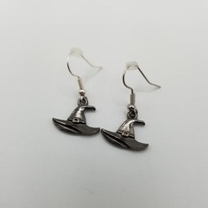 Halloween Witches Hat Earrings|Halloween Jewelry|Halloween Earrings|Handmade Earrings|Handmade Jewelry|Black Jewelry|Gift for her|Jewelry