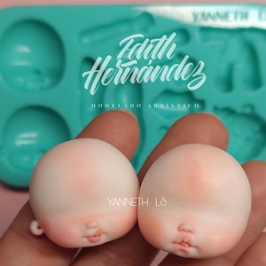Baby Damara Mold, Molde Damara, Moldes de Silicone Edith Hernandez EH-5.23.3