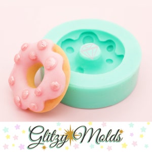 Donut Silicone Mold, Cold Porcelain Mold, Candle Mold, Soap Mold, Molde de Dona, Doughnut Silicone Mold, Silicone Molds GM-DM1